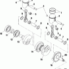SPORT TOURING ES - S01ST5BS Поршень и коленвал