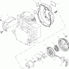 120 XCR - S00WB1AS Recoil starter  /  blower housing