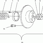 600 TRIUMPH - S00SB6AS Привод сцепления