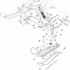 WIDETRAK LX - S00SU4BS Front suspension and ski