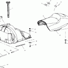 500 XC SP - S00SP5CS Seat and gas tank