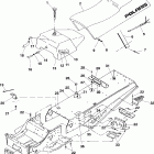 INDY 340 TOURING - S00LT3AS Tunnel and seat