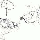 XCF EDGE - S00NX4FS Seat and gas tank