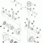 XCF EDGE - S00NX4FS Поршень и коленвал