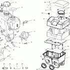 700 XC DELUXE - S00SD7AS Масляный бак и воздуховод