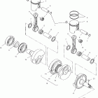 TRAIL RMK - S00SR5BS Поршень и коленвал