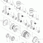 800 XCR - S00SB8AS Поршень и коленвал