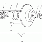 800 XCR - S00SB8AS Привод сцепления