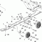 500 INDY - S00SB4BS Rail mounting (suspension)