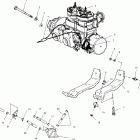500 XC SP - S00SP5CS Крепление двигателя