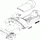 120 XCR - S00WB1AS Seat and gas tank