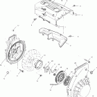 XCF EDGE - S00NX4FS Корпус вентилятора и ручной стартер
