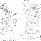 500 XC - S00SB5AS Масляный бак и воздуховод