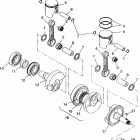 TRAIL RMK - 099SR5BS Поршень и коленвал