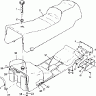 TRAIL TOURING - 099ET4ES Seat and gas tank