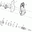 500 XC SP - 099SP5AS Водяной  и масляный насосы