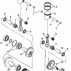 500 INDY - 099EB4BS Поршень и коленвал
