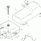 WIDETRAK LX - 099SU4BS Seat and gas tank