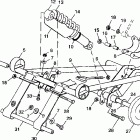 700 XCR - 099AB7BS Front torque arm