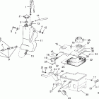CLASSIC TOURING - 099ET4BS Oil tank  /  air box