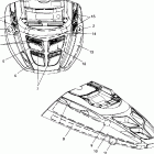 600 XC - 099SB6DS Капот