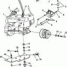 INDY 340 TOURING - 099LT3AS Крепление двигателя