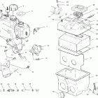 440 XCR - 099SX4CS Масляный бак и воздуховод