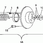 TRAIL RMK - 099SR5BS Привод сцепления