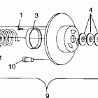 500 XC SP - 099SP5AS Привод сцепления