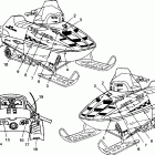700 XCR - 099AB7BS Наклейки