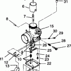 500 INDY - 099EB4BS Карбюратор