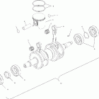 E99SS7AU EUROPEAN 700 SKS Поршень и коленвал