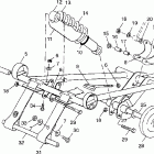 600 XC SP - 099SP6DS Front torque arm