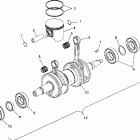 700 RMK - 099SR7AS Поршень и коленвал