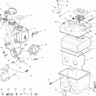 500 XC SP - 099SP5AS Масляный бак и воздуховод