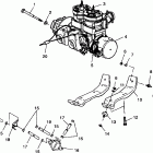 500 XC - 099SB5AS Крепление двигателя