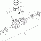 700 XC SP - 099SP7AS Поршень и коленвал
