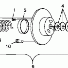 500 XC - 099SB5AS Привод сцепления