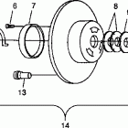 E982065 EURO WIDETRAK LX Driven clutch widetrak lx 0982065 and european wid...