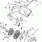 SUPER SPORT - 0980761 Blower housing & recoil starter super sport 098076...