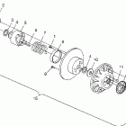 600 XCR - 0985677 Driven clutch 600 xcr 0985677