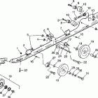 500 - 0982764A Rail mounting (suspension) 500 indy 0982764(a)(b) ...