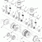 600 XCR - 0985677 Piston and crankshaft 600 xcr 0985677