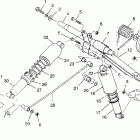 XLT LTD - 0983756 Rear torque arm