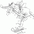 TRAN SPORT - 0980143 Front suspension and ski