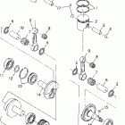 TRAIL TOURING - 0982362 Piston and crankshaft trail touring 0982362 and eu...