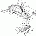 E982065 EURO WIDETRAK LX Front suspension and ski widetrak lx 0982065 and e...
