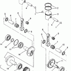 SPORT - 0980443 Piston and crankshaft sport 0980443 and sport tour...