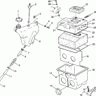 E980958 EURO 600 RMK Oil tank / air box 600 rmk 0980958 and european 60...