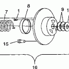 500 - 0982764A Driven clutch 500 indy 0982764(a)(b) and european ...